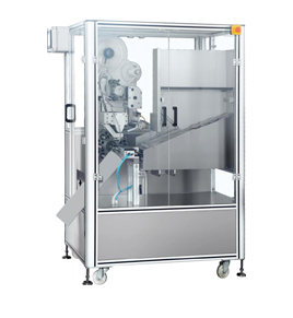 Machine d'étiquetage pour tube souple